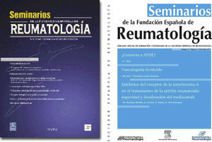 Portadas de Seminarios de la Fundación Española de Reumatología de los últimos años.