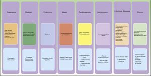 Sistemic effects of UV radiation.