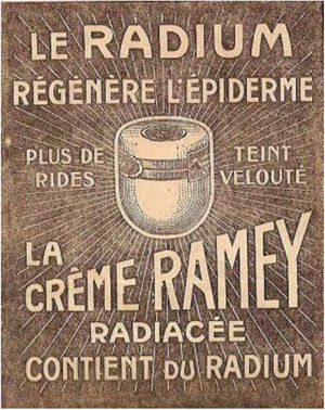 Advertisement for Ramey’s Crème Radiacée, which not only made skin feel velvety and removed wrinkles but also regenerated the epidermis. http://media.topito.com/wp-content/uploads/2015/04/500x603xramey-e1295787652834.jpeg.pagespeed.ic_.G-sZwoBPZR.jpg.