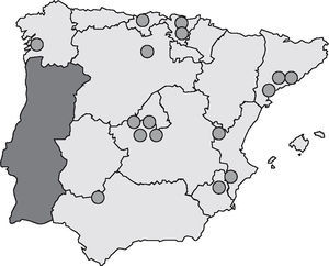 Participating cities in alphabetical order (number of participating sleep units in parentheses): Alicante (2), Barcelona (2), Bilbao (1), Madrid (4) Palencia (1), Requena (1), Santander (1) Seville (1) Terrassa (1), Vigo (1), Vitoria (1).