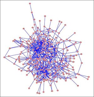 The protein-protein interaction network for the differentially expressed genes between healthy obese samples and normal controls.