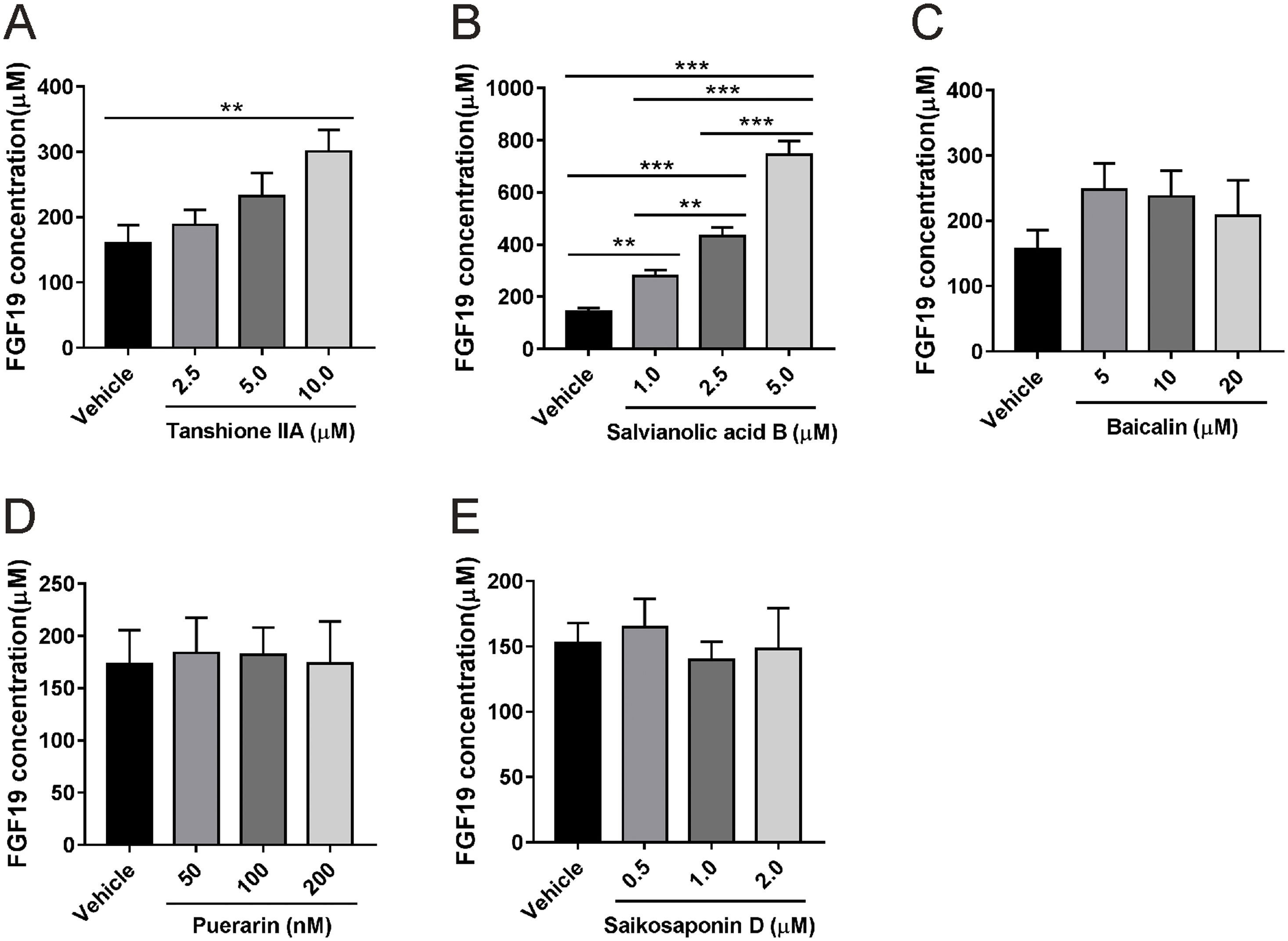 Salvianolic acid B blocks hepatic stellate cell activation via FGF19 ...