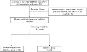 Patient screening process diagram.