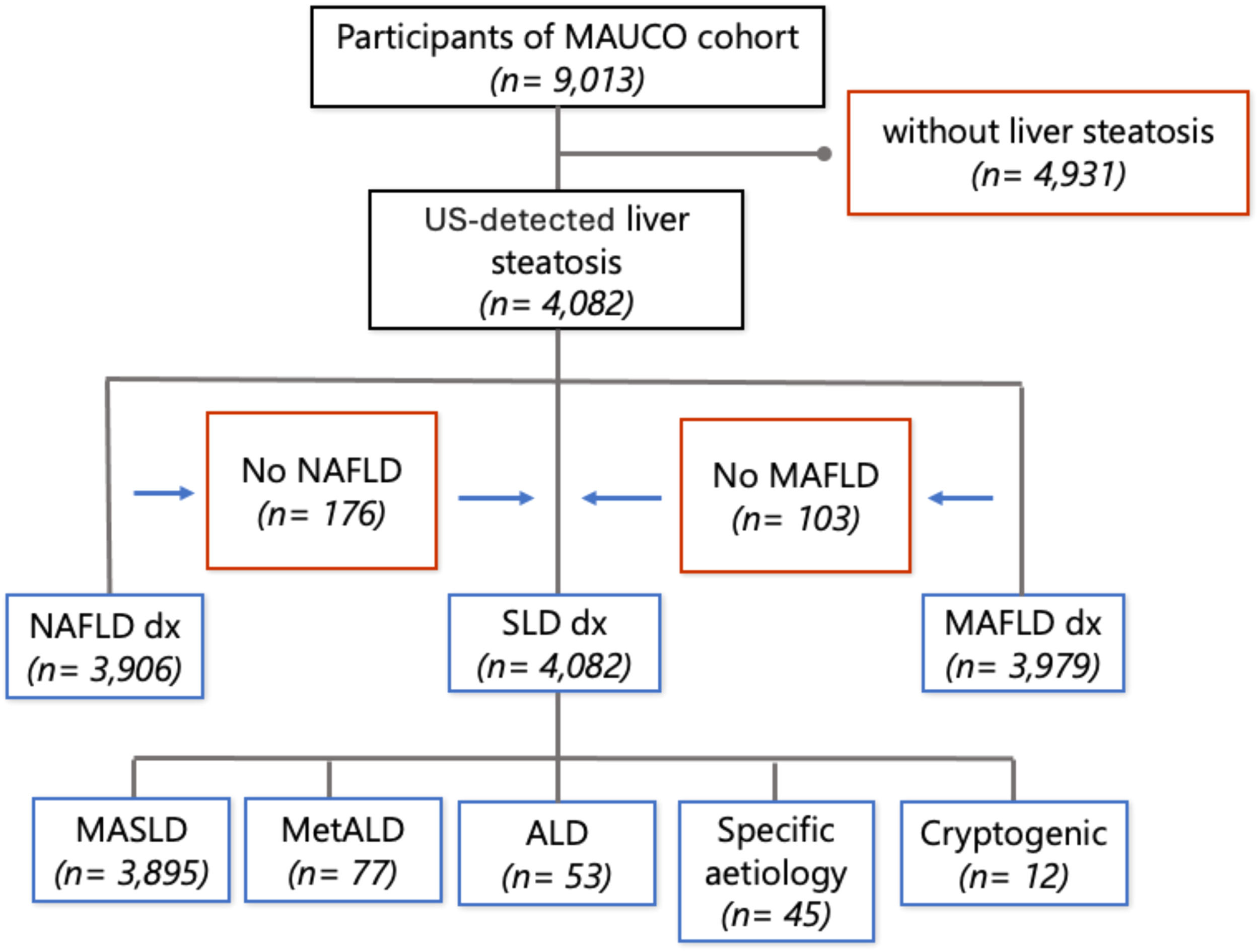 New steatotic liver disease criteria diagnostic performance in an ...