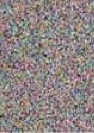 Chaotic encrypted image message through insecure channel.