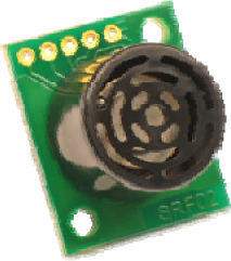 SRF02 ultrasonic sensor model