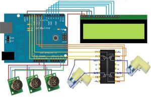 Diagram of connections of general of mobile robot