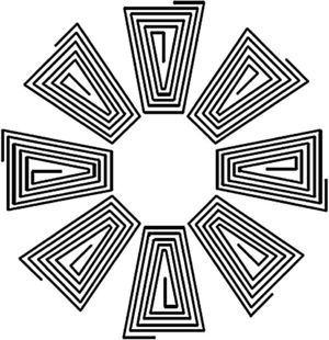 Coil pattern used in the proposed microgenerator. Coil pattern used in the proposed microgenerator.