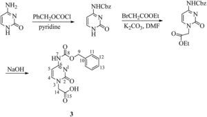 Synthesis of base acetic acid.