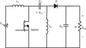 SEPIC converter circuit.