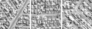 Formal township+informal squatter (FTIS Type1, FTIS Type2, and FTIS Type3): In this category we can find any type of any density, of residential unit, but buildings appear in pairs a larger building will be accompanied by a backyard shack.