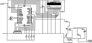 Circuit diagram for the injector control system.