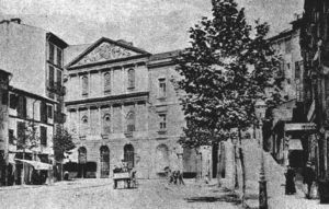 Teatro Principal de Palma en el que se celebró la inauguración del congreso (España Médica. 1914;4(119):9).