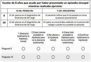 Ejemplo de un caso clínico en un SCT5.