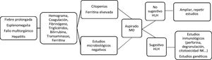 Propuesta de algoritmo diagnóstico de la HLH.