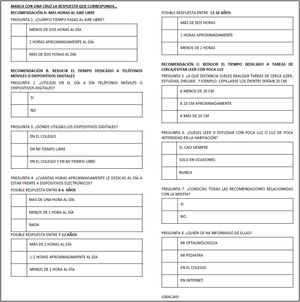 Cuestionario GARCOM.