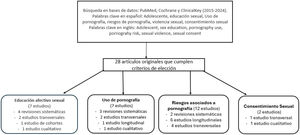 Flujograma de selección de artículos incluidos.