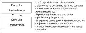 Características de la atención multidisciplinar conjunta paralela.