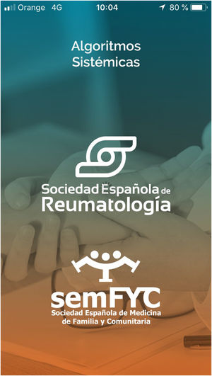 Portada de la app.