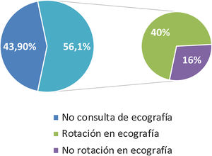 Disponibilidad de consultas de ecografía y acceso a rotaciones en dicha consulta.