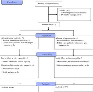 Flow chart of study analysis.