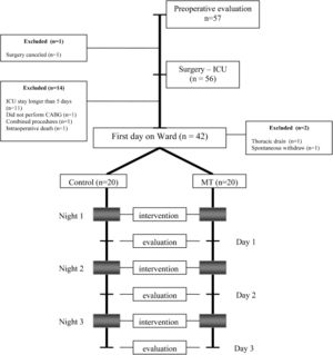 Time course of the study.
