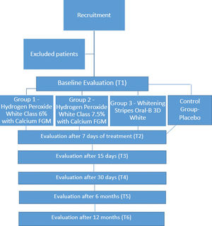 Flowchart of the study based on CONSORT 17 recommendations.