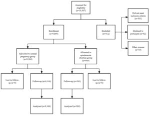 Flow diagram of study participants.