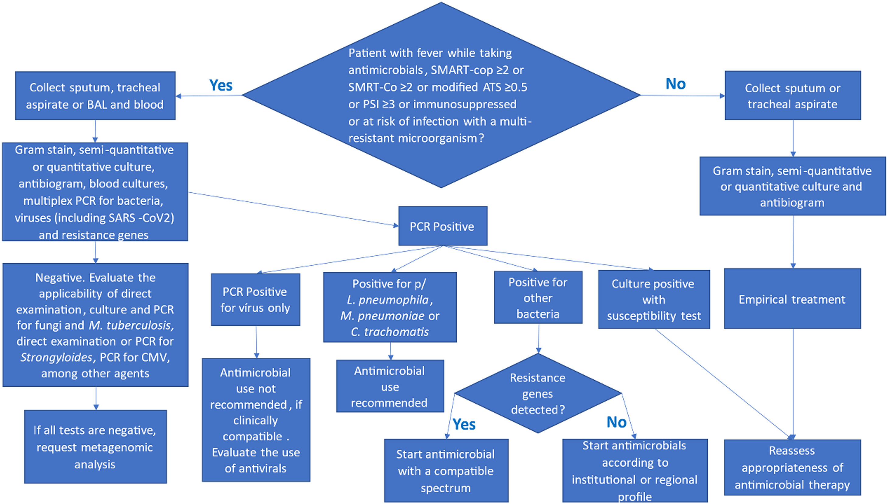 Brazilian guide for the diagnosis of severe community-acquired ...