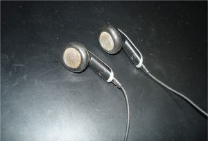 Insertion earphones.