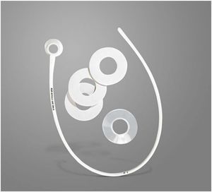 Components of the Blom Singer Insufflation test device.