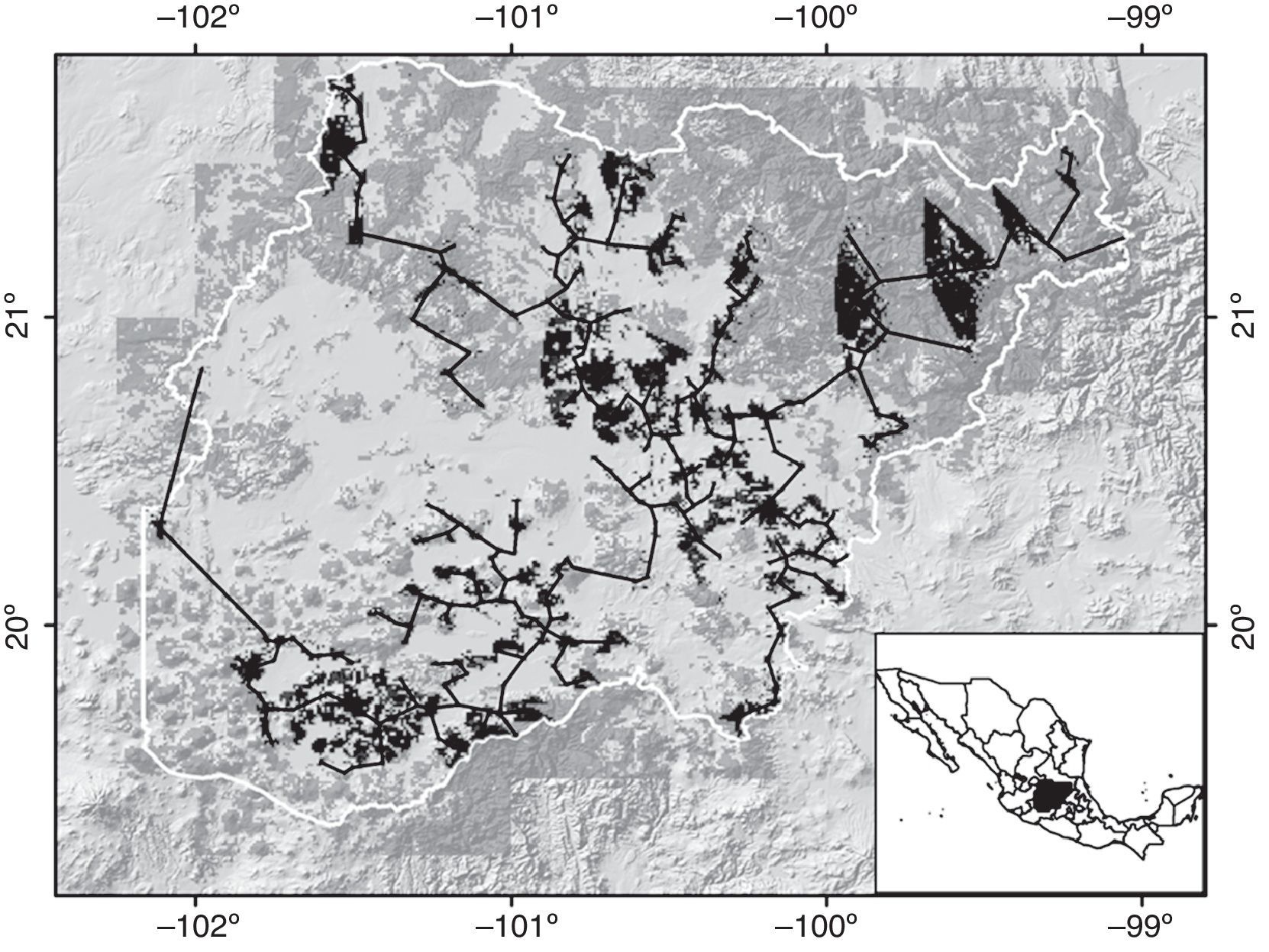 Bajio Map La región del Bajío, México y la conservación de su diversidad ...