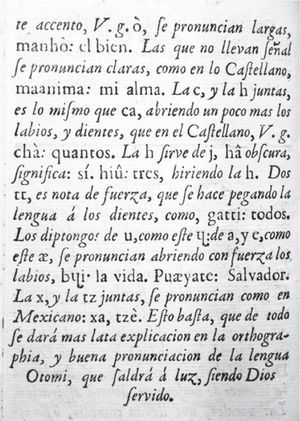 Explicación de la ortografía del Catecismo de Miranda. Acervo: Biblioteca Cervantina, TEC.