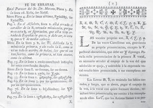Fe de erratas del ejemplar de Ramírez de la Colección Lafragua. Acervo: Biblioteca Nacional de México.