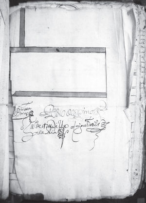 Proyecto de planta para la iglesia de la Santa Veracruz. Continuación de la “sala de los hermanos”. Archivo General de la Nación, México, Indiferente virreinal, Cofradías y archicofradías, caja 4677, exp. 4.