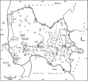 Mapa de Saltillo