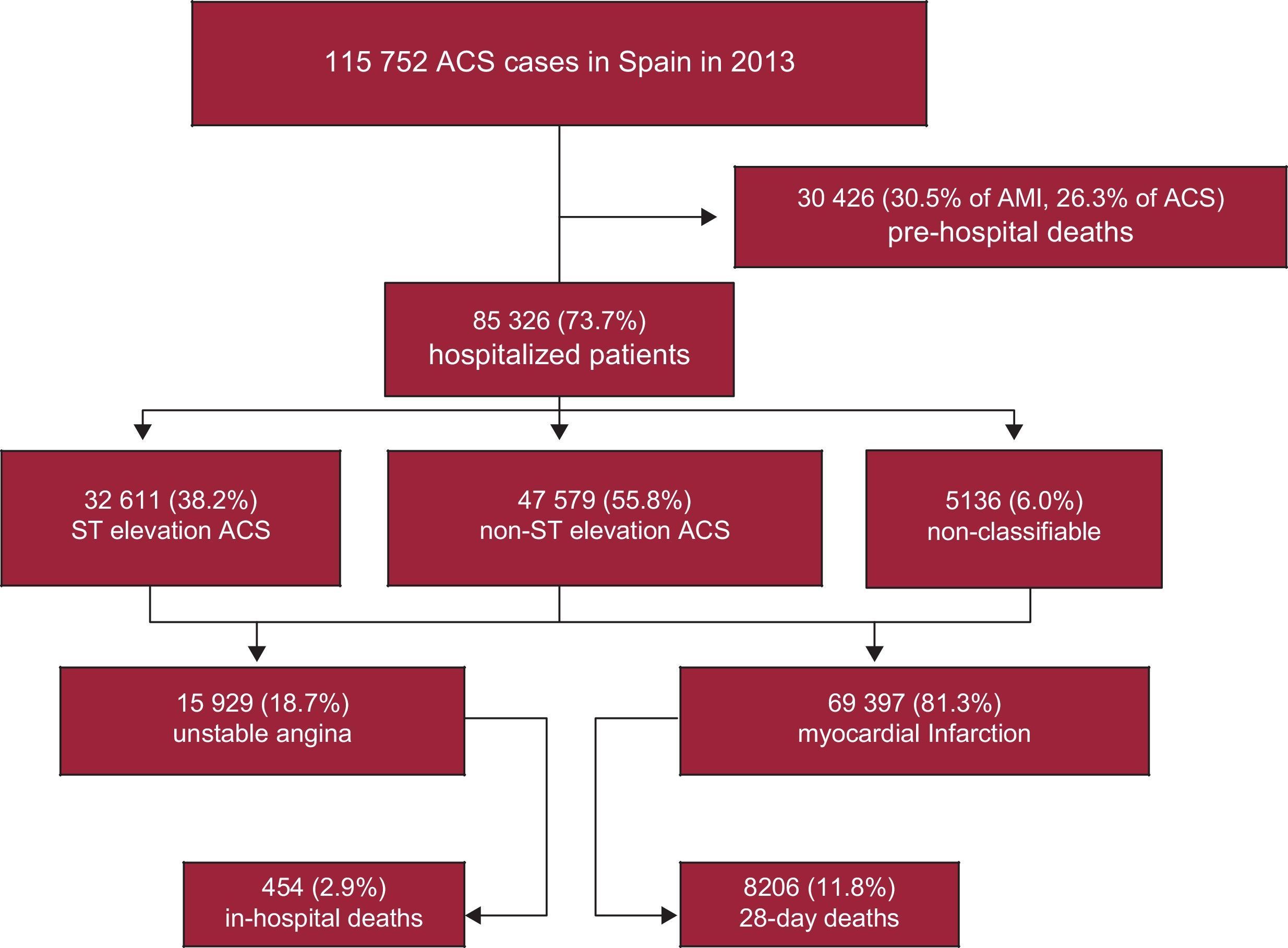Epi Case Process Classification Algorithm Epidemiology of Acute Coronary Syndromes in Spain: Estimation of the ...
