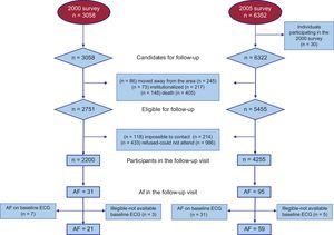 Flowchart of the participants included in this study. AF, atrial fibrillation; ECG, electrocardiogram.