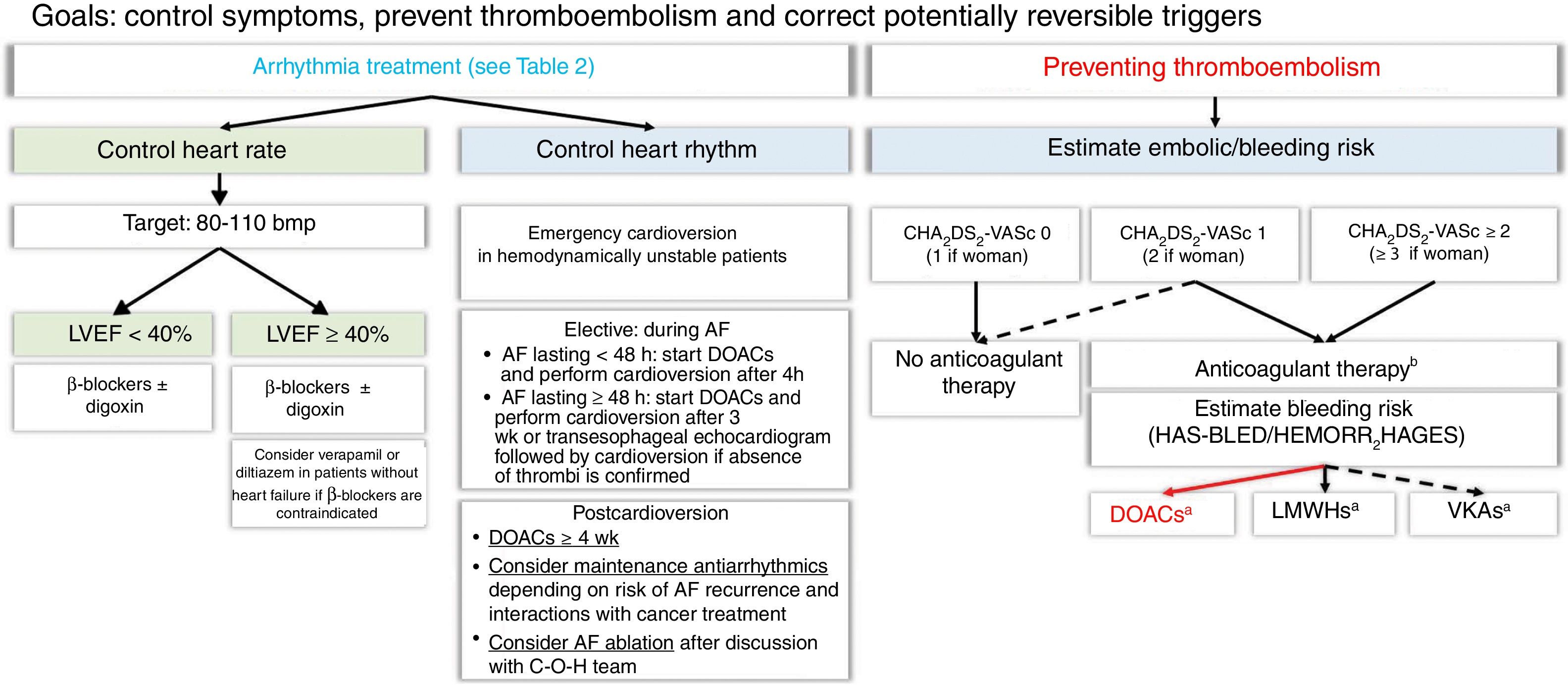 Labile Htn Algorithm Atrial Fibrillation in Active Cancer Patients: Expert Position Paper ...