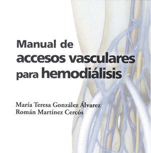 Portada del libro “Manual de accesos vasculares para hemodiálisis”.