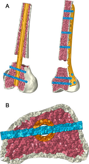 Parts of the finite element model independently.