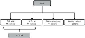 General flow chart of the included patients.