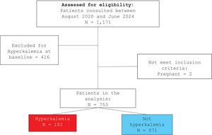 Flow chart of the cohort.
