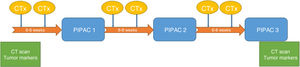 Diagram of combined CTx and PIPAC treatment.