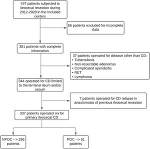 Patient selection process.