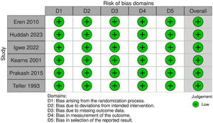 Critical appraisal of individual studies according to the Cochrane Collaboration