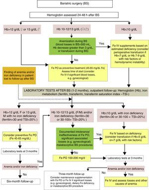 Assessment and treatment of iron deficiency anemia after bariatric surgery.