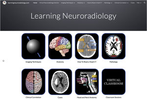Learning Neuroradiology. Website created by Dr Tabby Kennedy, from the University of Wisconsin in Madison (United States), whose goal is to teach the fundamentals of neuroradiology. Dr Tabby Kennedy