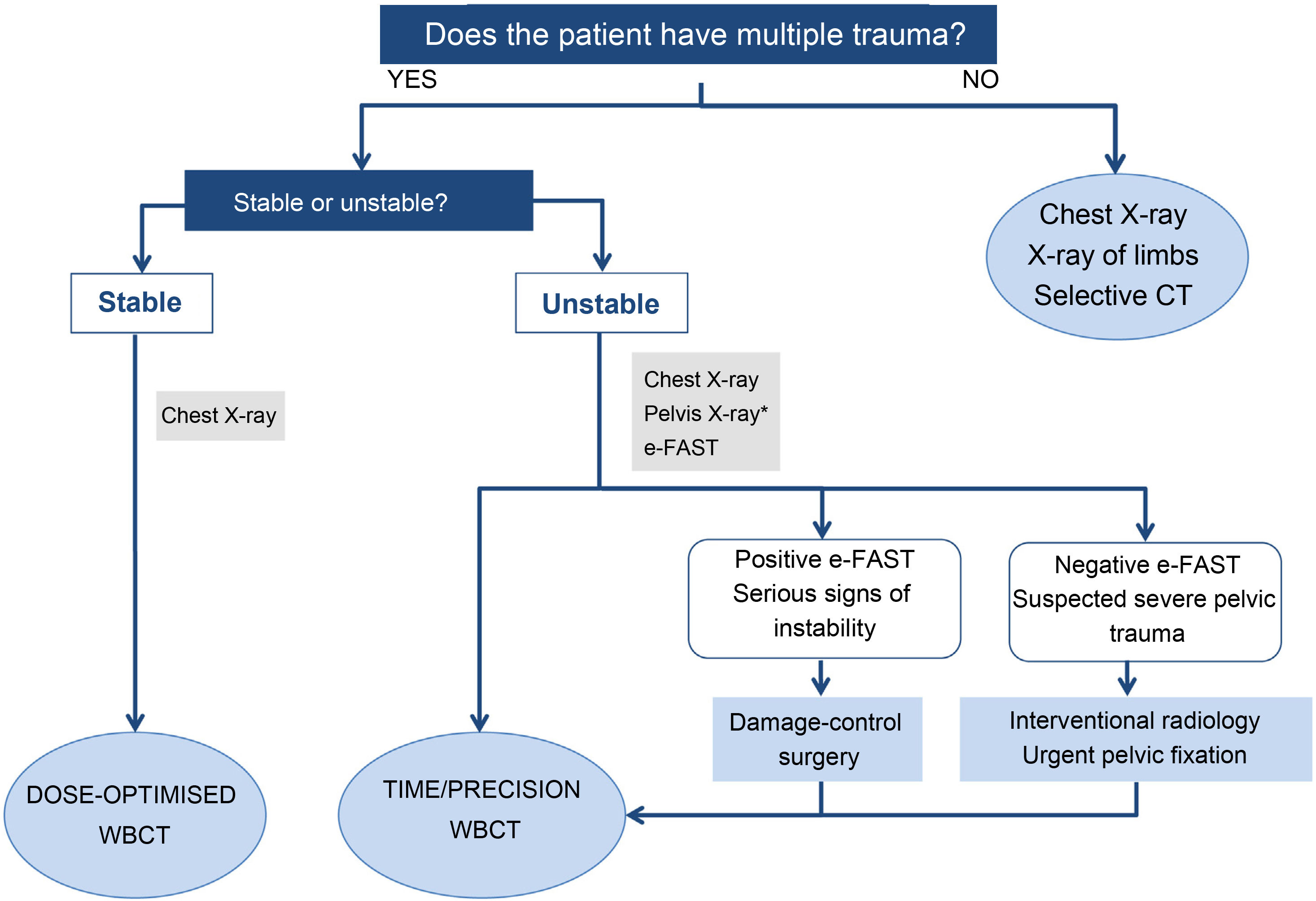 Patients with severe polytrauma: management and imaging protocols ...