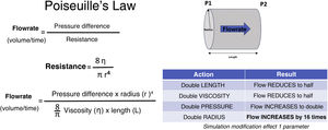 Determinants of flow through catheter. Adapted from.17